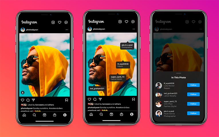 Instagram new tagging options