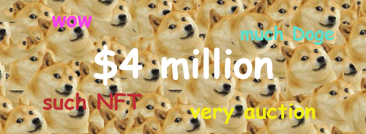 "Doge" Meme Sold for $4 Million as an NFT Token