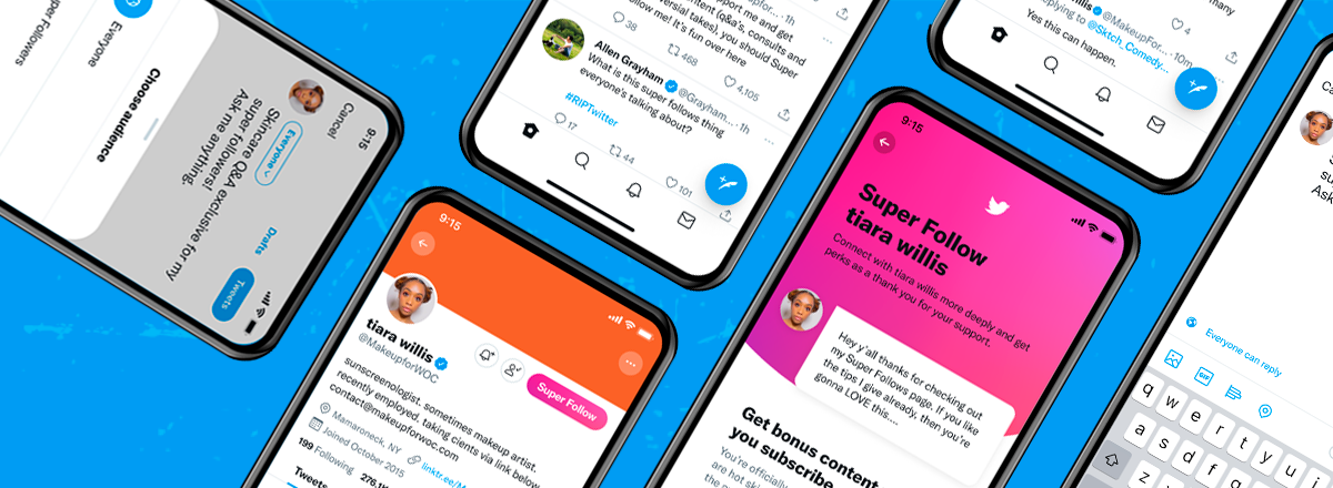 Twitter Launches Super Follows Paid Subscription