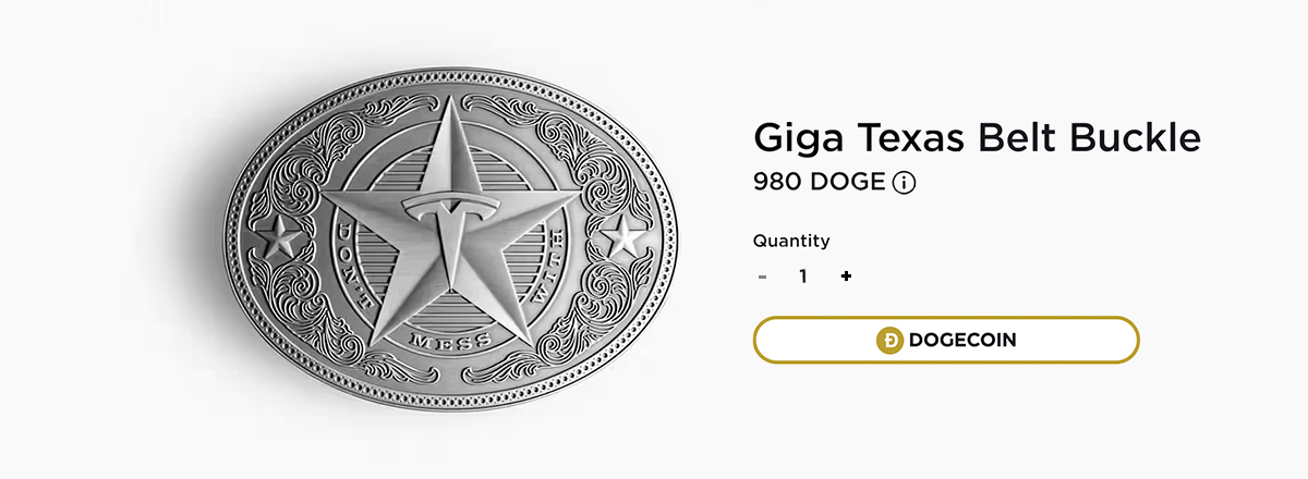 Tesla Accepts Dogecoin as Payment for Some of Its Merchandise
