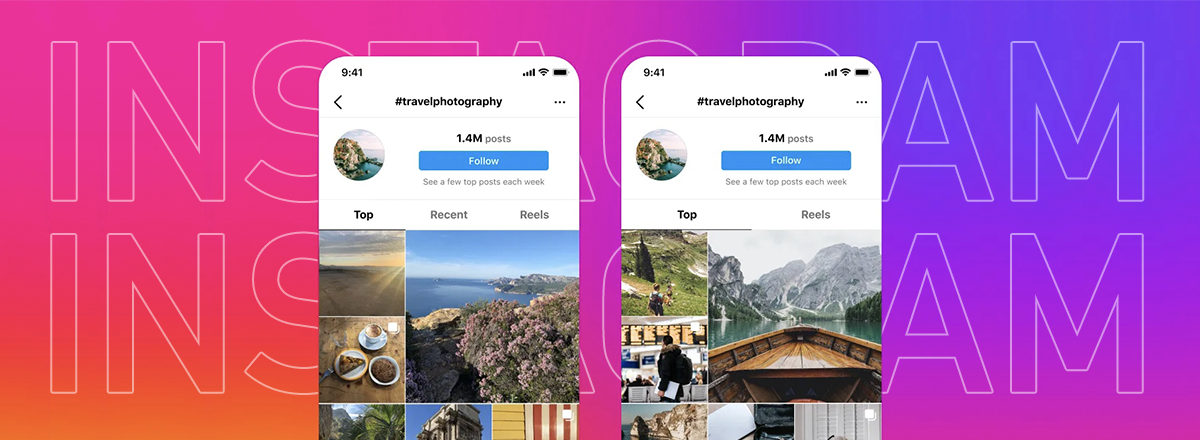 Instagram's New Test Removes the Recent Tab From Hashtag Searches