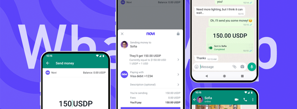 WhatsApp Is Testing Crypto Payments Through Novi Wallet