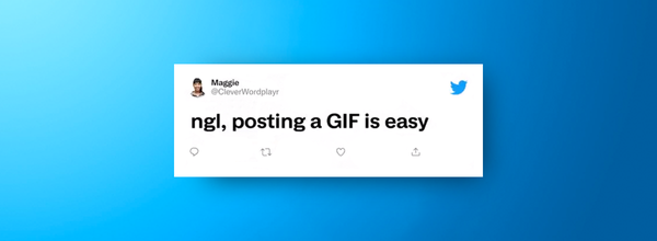 Twitter Now Lets iOS Users Create GIFs With an In-App Camera